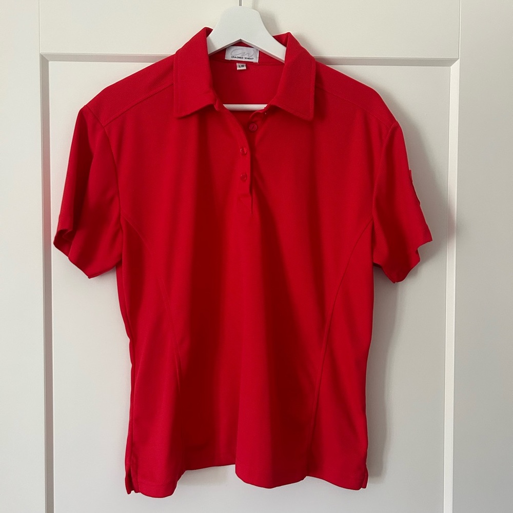 Classic Red Short Sleeve Polo Tee